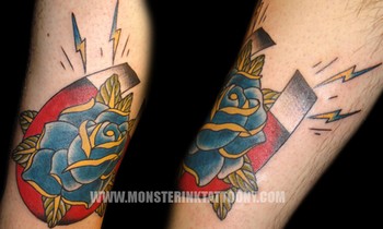 Tattoos - magnet rose